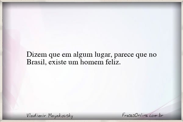Frase de Vladimir Mayakovsky
