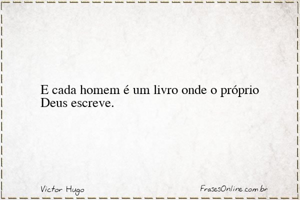 Frase de Victor Hugo