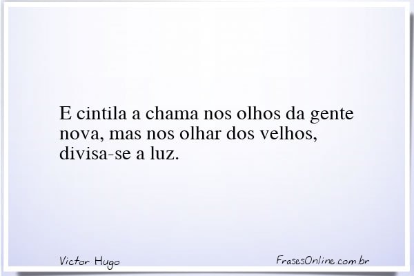 Frase de Victor Hugo