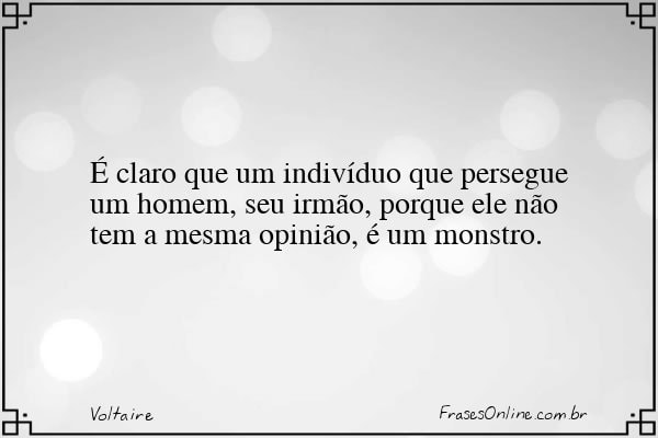 Frase de Voltaire
