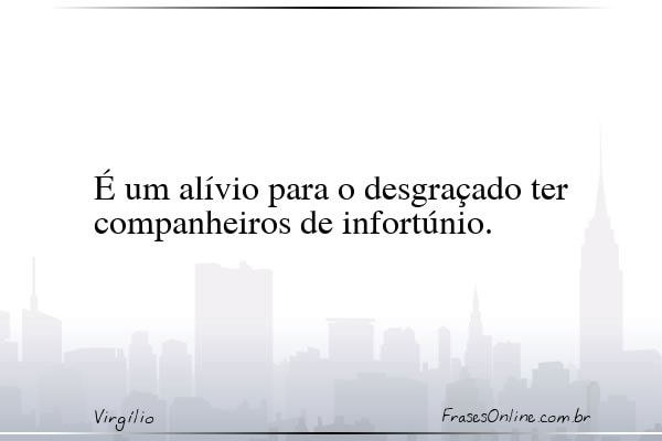 Frase de Virgílio
