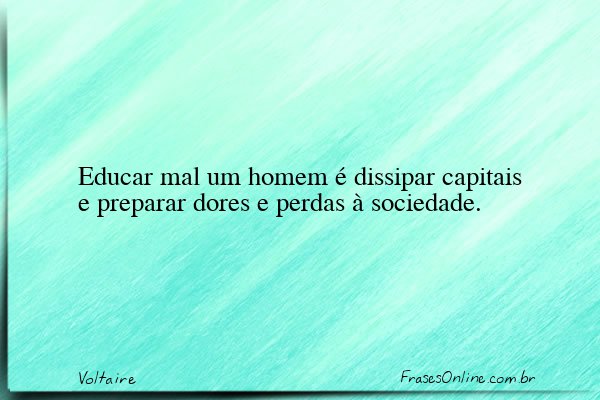 Frase de Voltaire