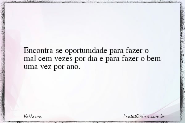 Frase de Voltaire