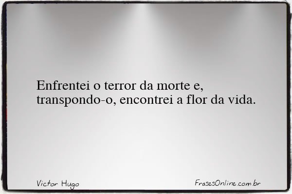 Frase de Victor Hugo