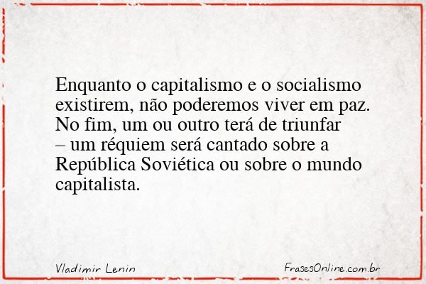 Frase de Vladimir Lenin