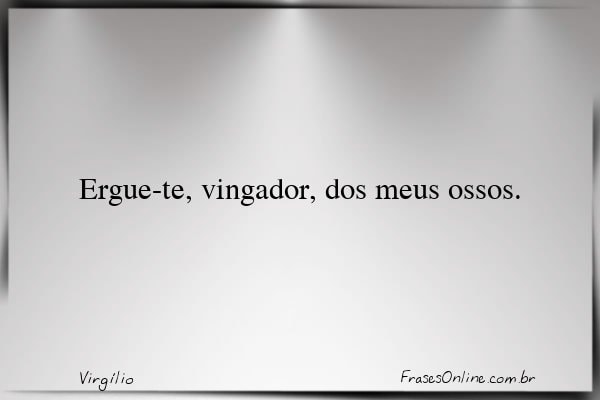 Frase de Virgílio