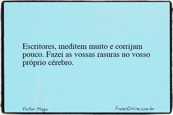 Frase de Victor Hugo