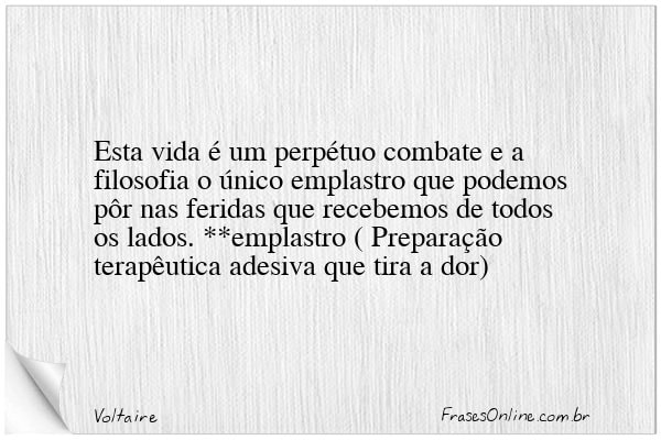 Frase de Voltaire