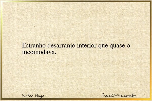 Frase de Victor Hugo