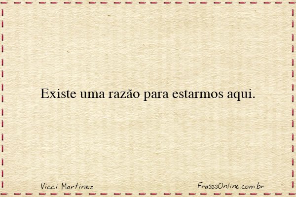 Frase de Vicci Martinez