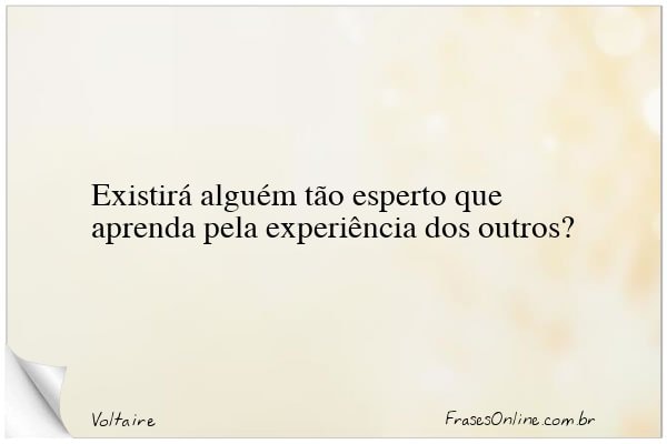 Frase de Voltaire