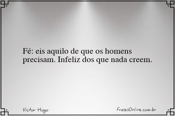 Frase de Victor Hugo