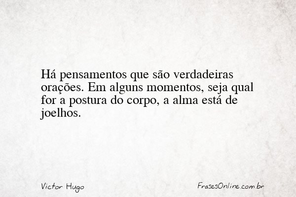 Frase de Victor Hugo