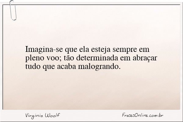 Frase de Virginia Woolf