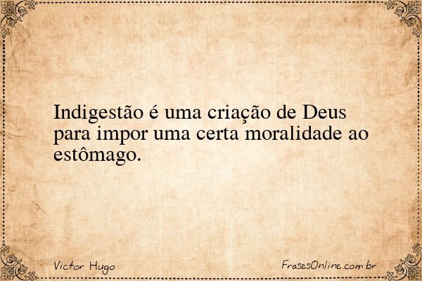 Frase de Victor Hugo