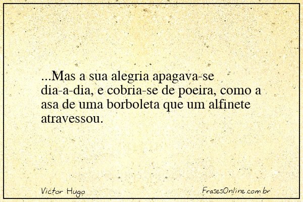 Frase de Victor Hugo