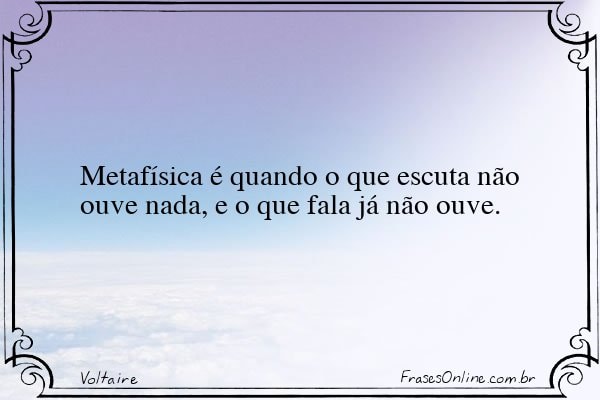 Frase de Voltaire
