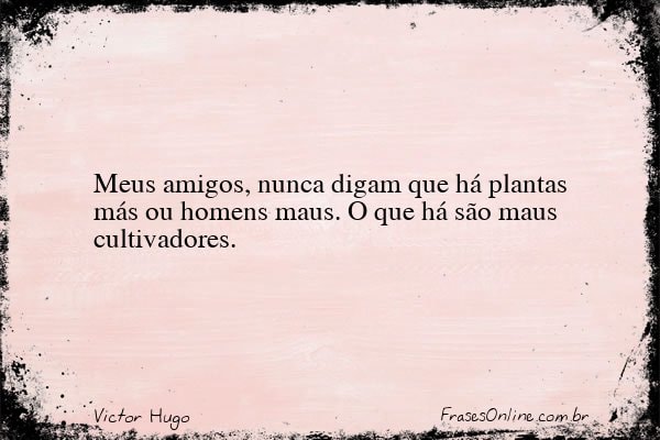 Frase de Victor Hugo