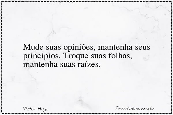 Frase de Victor Hugo