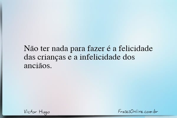 Frase de Victor Hugo