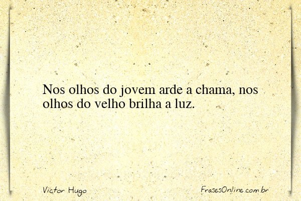 Frase de Victor Hugo