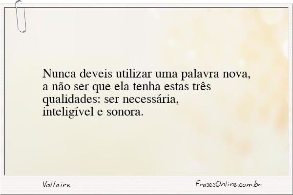 Frase de Voltaire