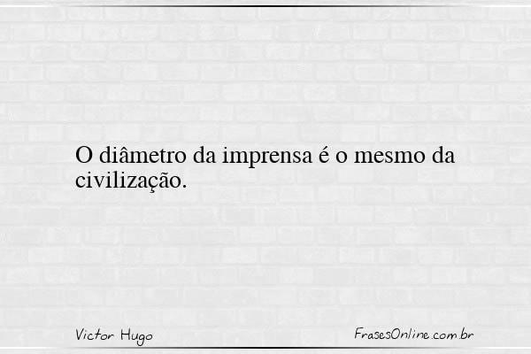 Frase de Victor Hugo