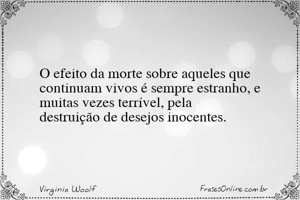 Frase de Virginia Woolf