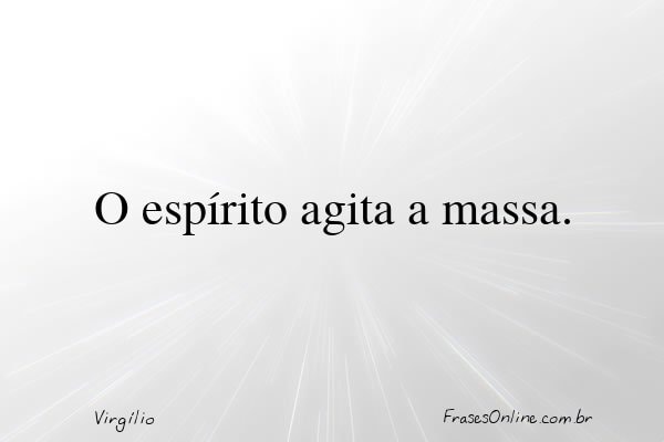 Frase de Virgílio