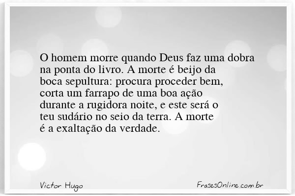 Frase de Victor Hugo