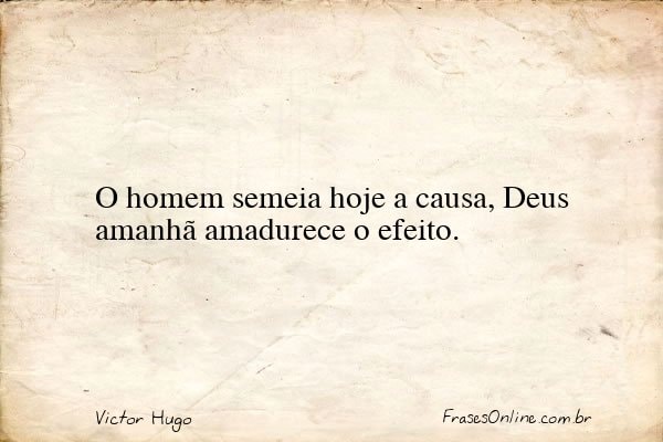 Frase de Victor Hugo