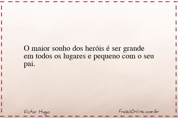 Frase de Victor Hugo