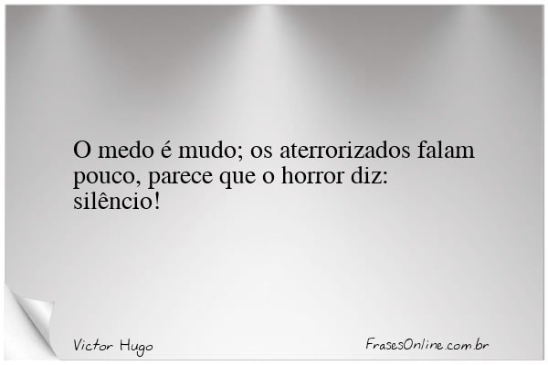 Frase de Victor Hugo
