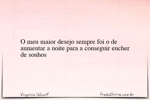 Frase de Virginia Woolf