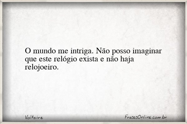 Frase de Voltaire