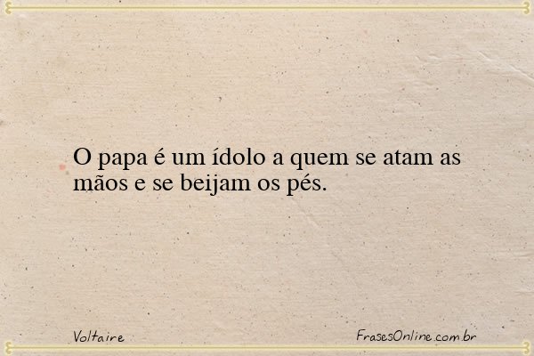 Frase de Voltaire