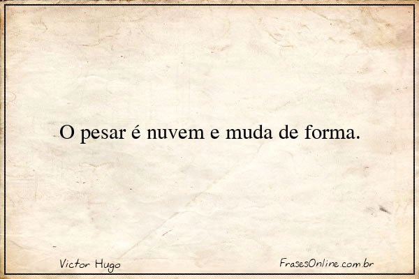 Frase de Victor Hugo