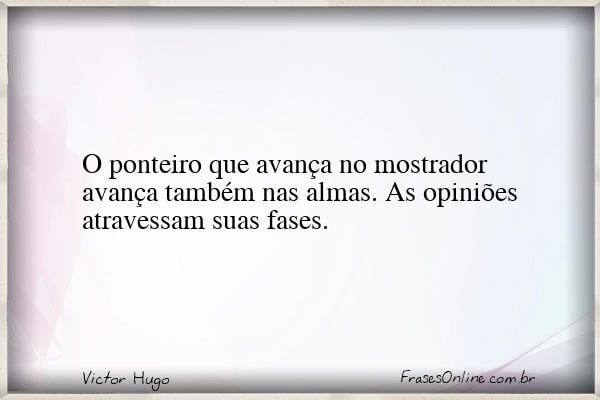Frase de Victor Hugo