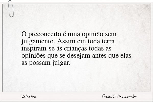Frase de Voltaire