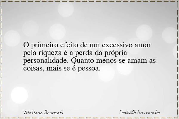 Frase de Vitaliano Brancati