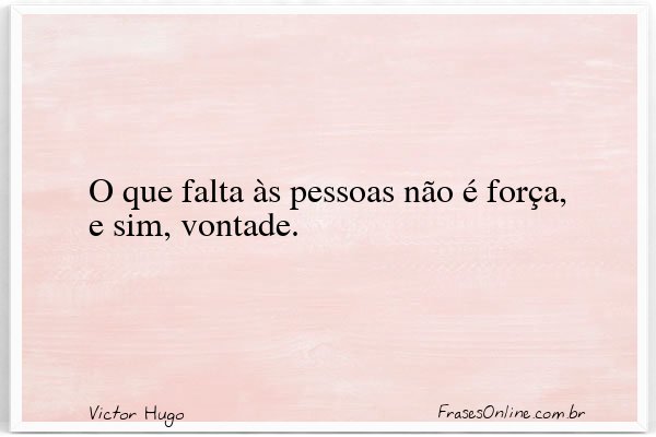 Frase de Victor Hugo