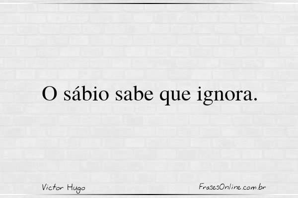 Frase de Victor Hugo