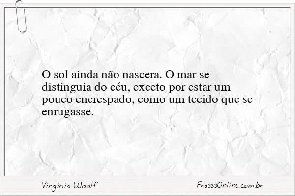 Frase de Virginia Woolf