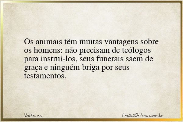 Frase de Voltaire