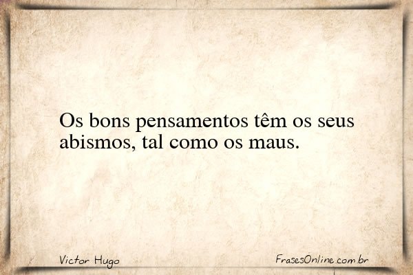Frase de Victor Hugo