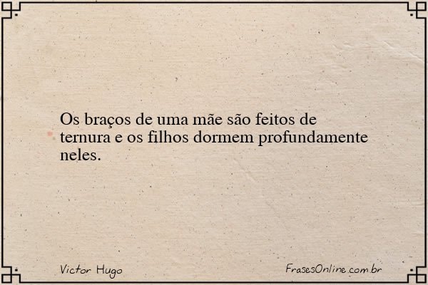 Frase de Victor Hugo