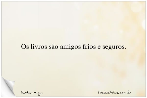 Frase de Victor Hugo