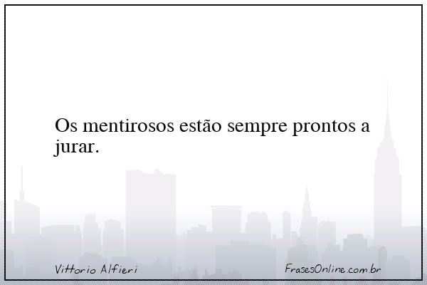 Frase de Vittorio Alfieri