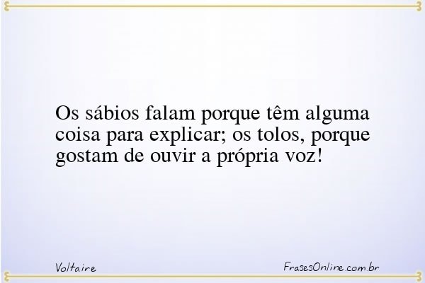 Frase de Voltaire
