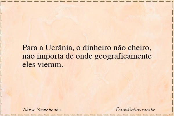 Frase de Viktor Yushchenko